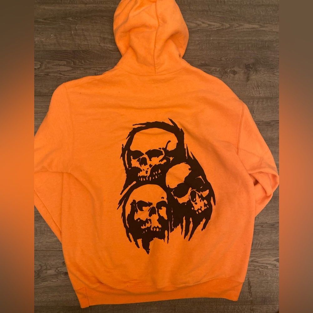 False orange Men’s hoodie Large
